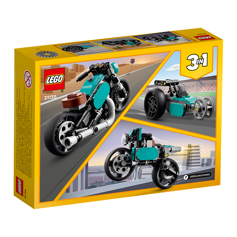 Đồ Chơi Lắp Ráp LEGO Xe Mô Tô Cổ Điển 31135 (128 chi tiết)