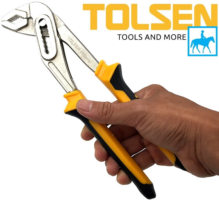 Kềm kìm mỏ quạ 10inch 250mm water pump pliers tolsen 10014
