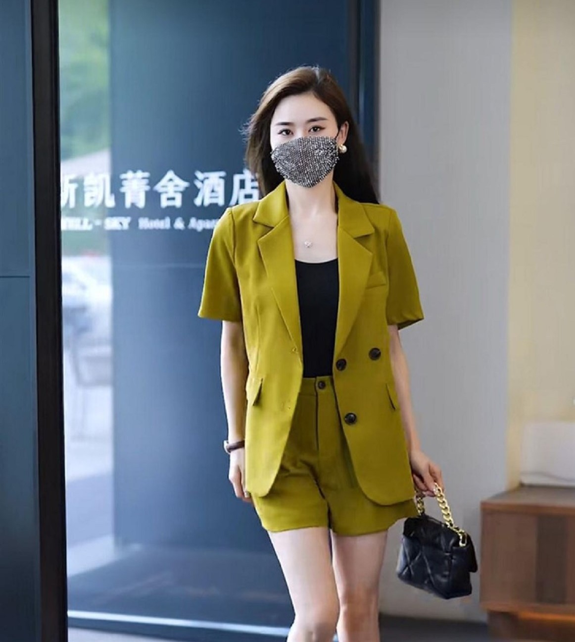 Sét vest đùi kèm áo trong