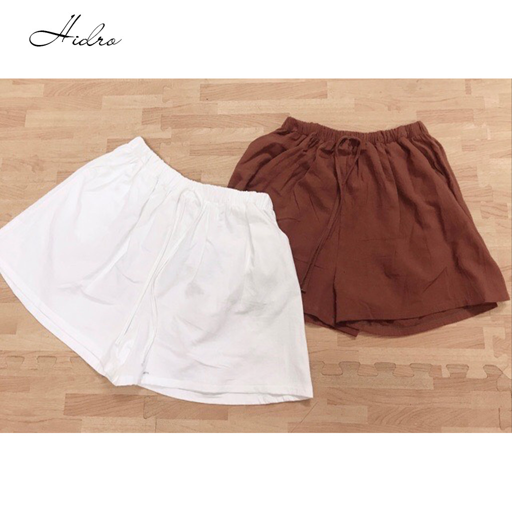 HIDRO Quần short đũi nữ siêu mát