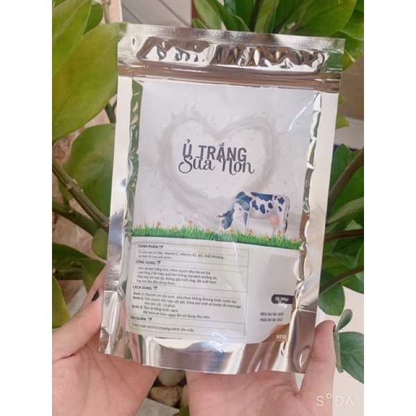 500gr Bột ủ trắng sữa non dạng bột an toàn handmade