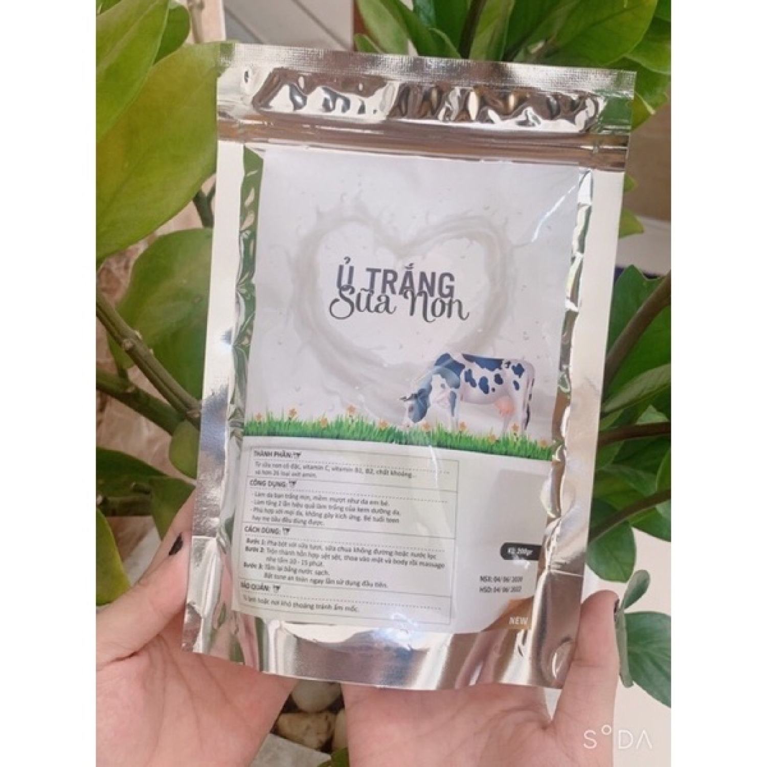 500gr Bột ủ trắng sữa non dạng bột an toàn handmade