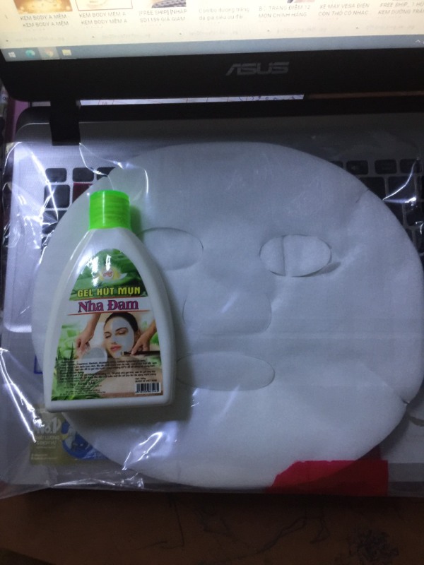 combo gel hút mụn 200ml và giấy 25 miếng lột mụn cám giá rẻ