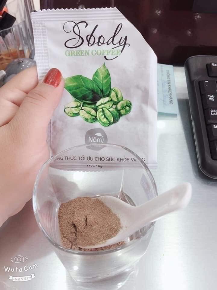 SBODY GREEN COFFEE CÀ PHÊ SỮA NẤM