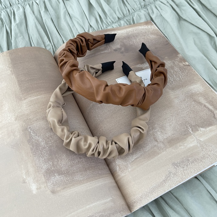 Cài tóc Leather headband Hàn Quốc