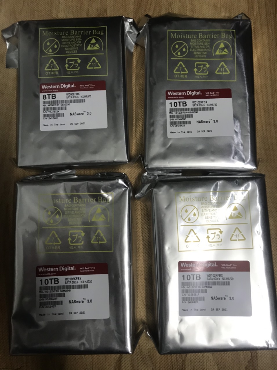 HDD WD Red Pro 10TB 256MB Cache 7200RPM