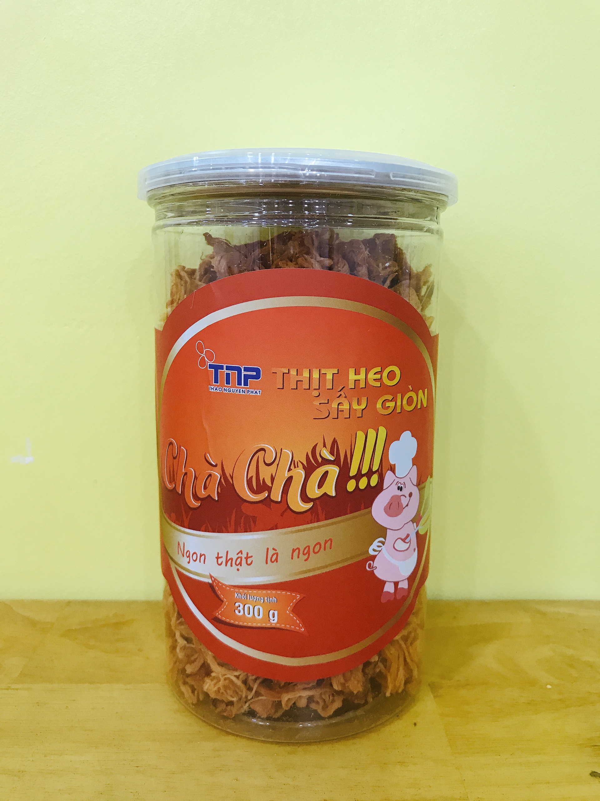 Thịt heo sấy giòn TNP hũ 300g