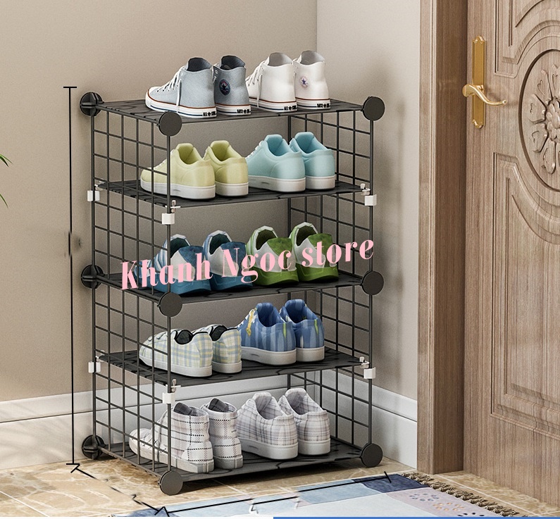 👡🥾 kệ giày dép đa năng - 5,6 tầng - lắp ghép tại nhà 👡🥾