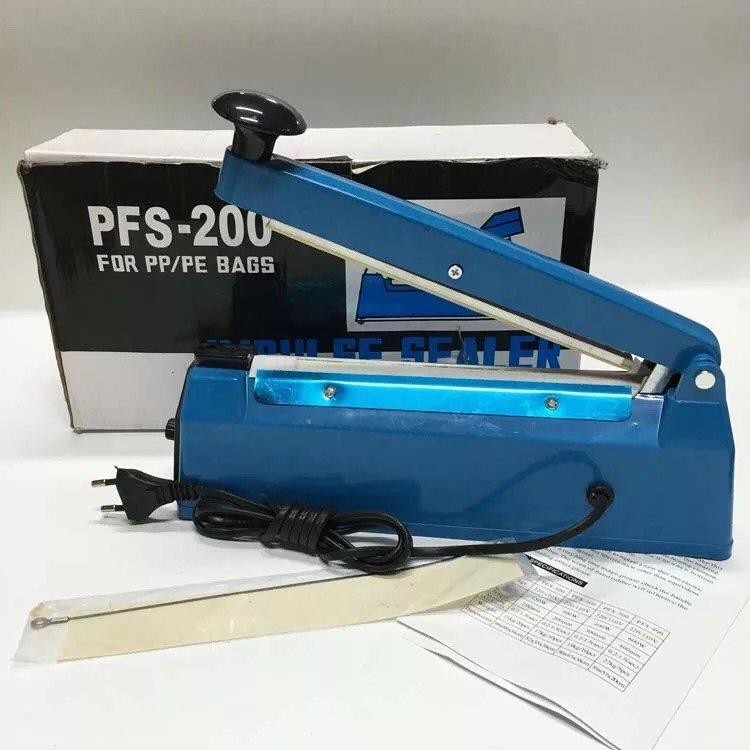Máy hàn miệng túi dập tay ( máy ép túi nilon) zise 20cm