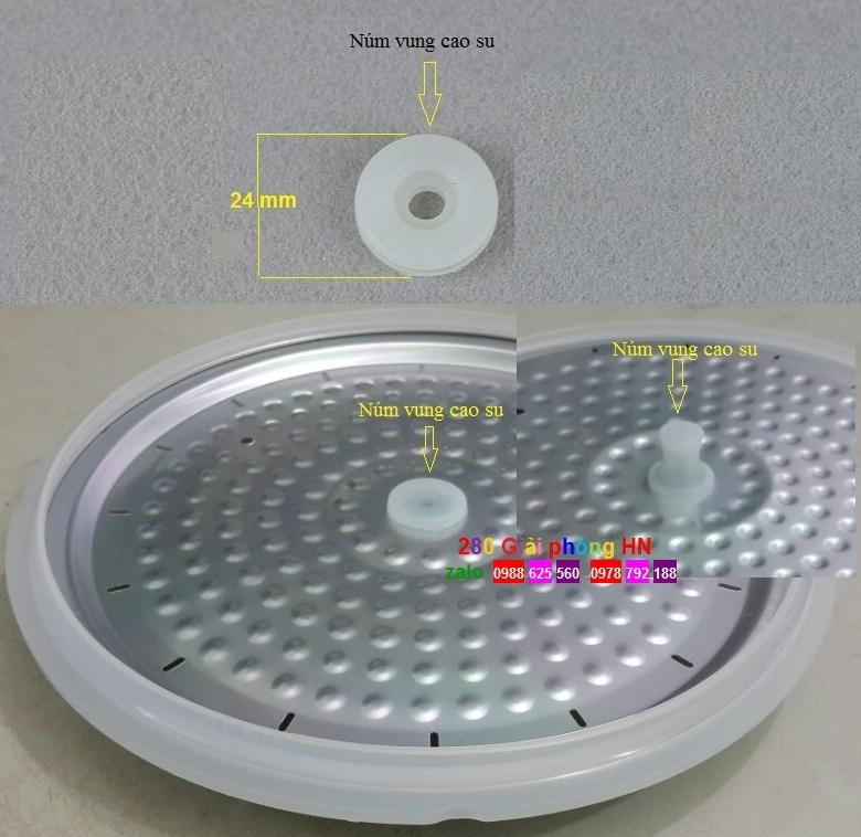 Núm vung cao su nồi áp suất điện Sunhouse
