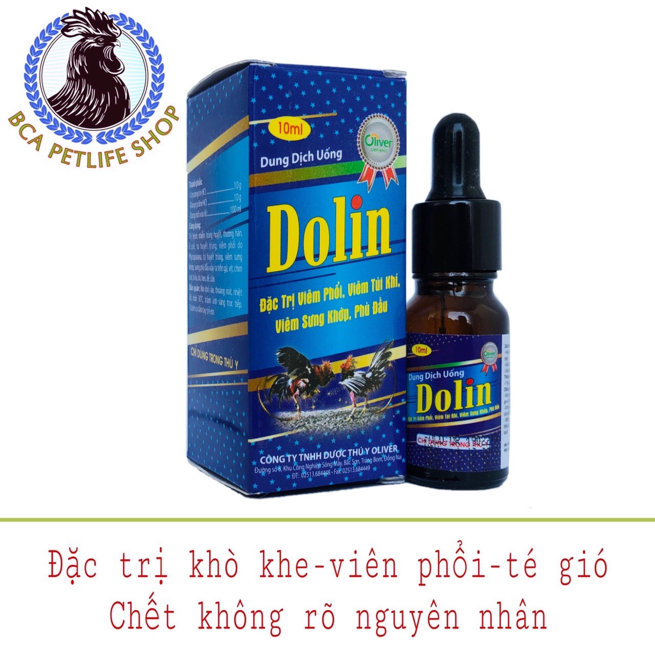 khò khè - té gió - xổ mũi - DOLIN - 10ml