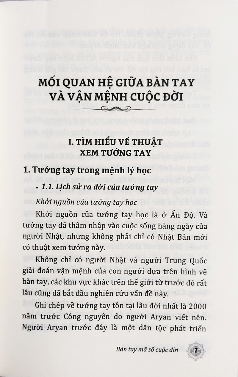 Sách tướng số - Bàn Tay mã số cuộc đời