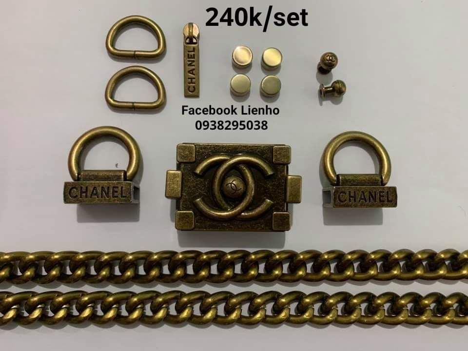 Phụ kiện set khoá Boy túi xách