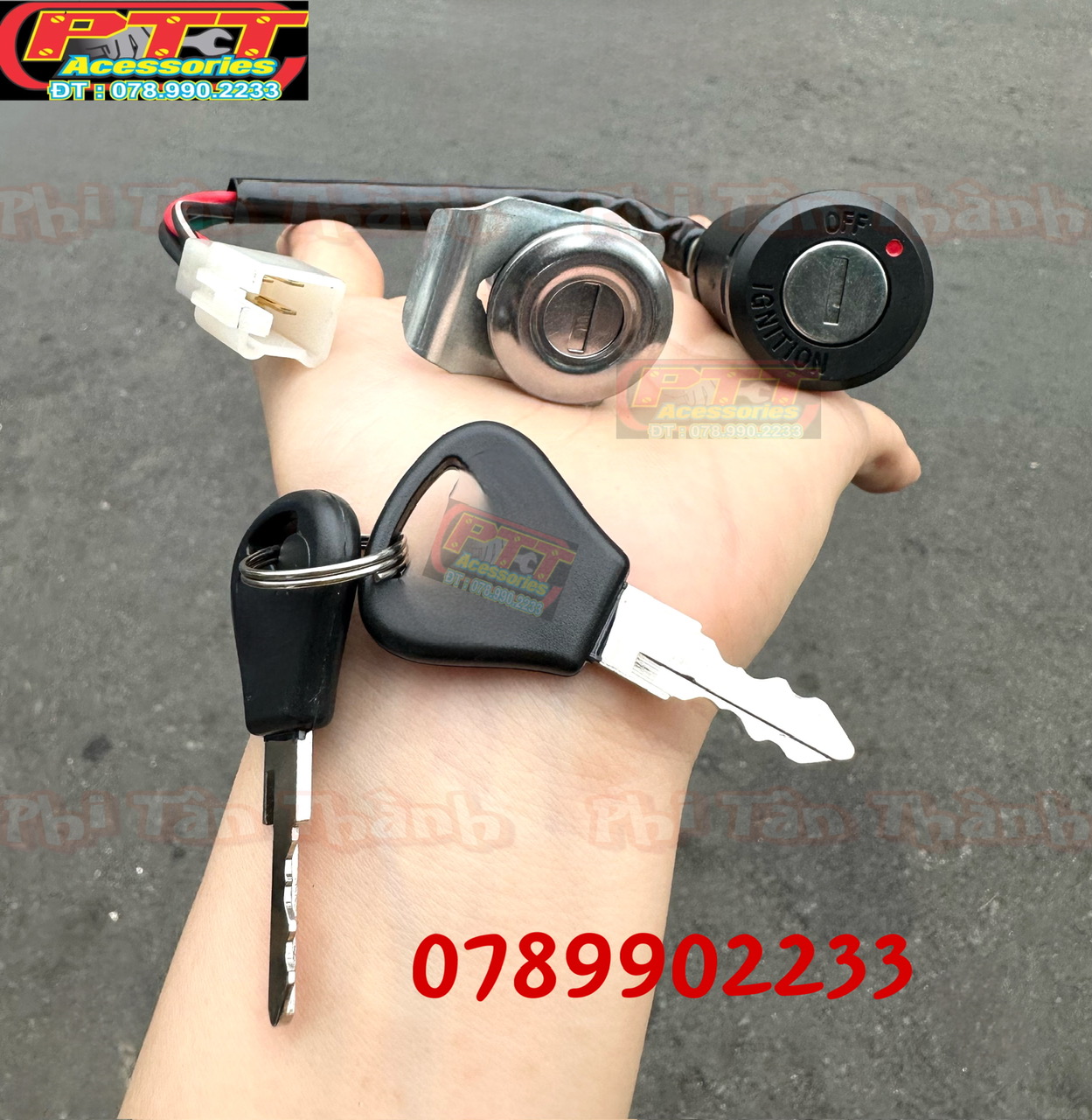 Bộ ổ khoá xe chaly đời 84