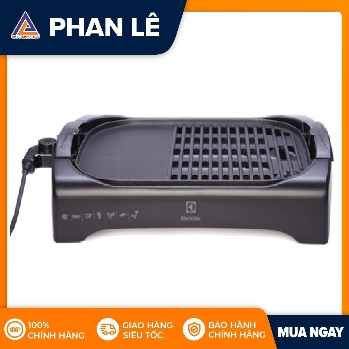 Vĩ nướng điện Electrolux ETTG1-40BK