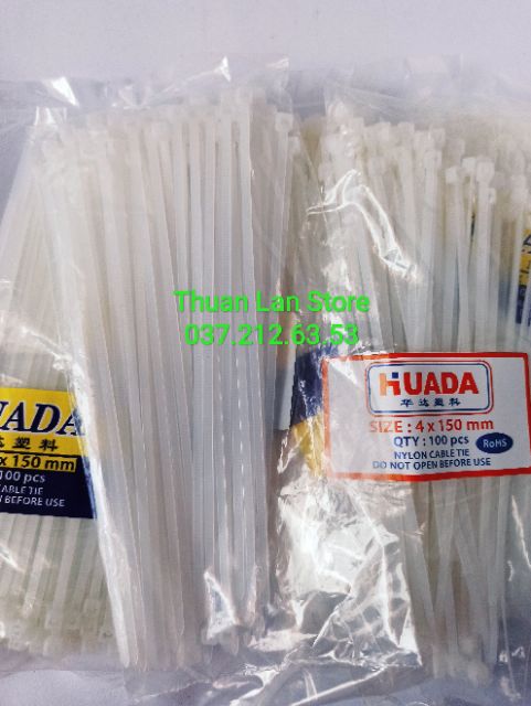 Túi 100c Dây Rút Nhựa dài 15cm