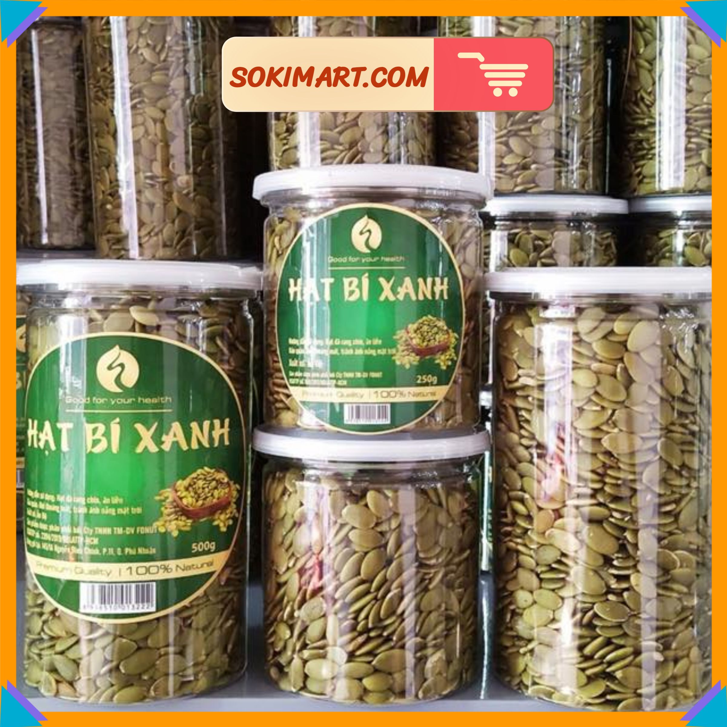 Nhân hạt bí xanh -  500g