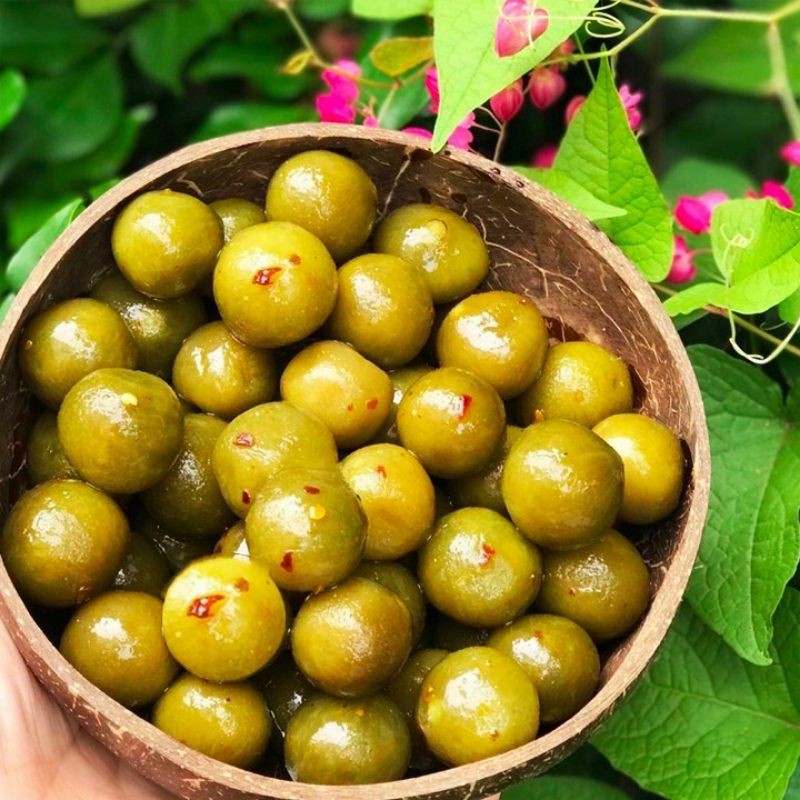 500G Sấu ngâm Giòn Cay ngon - ăn vặt siêu ngon