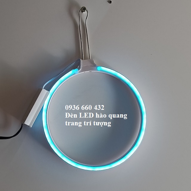 Đèn led hào quang neon đường kính 18cm trang trí tượng