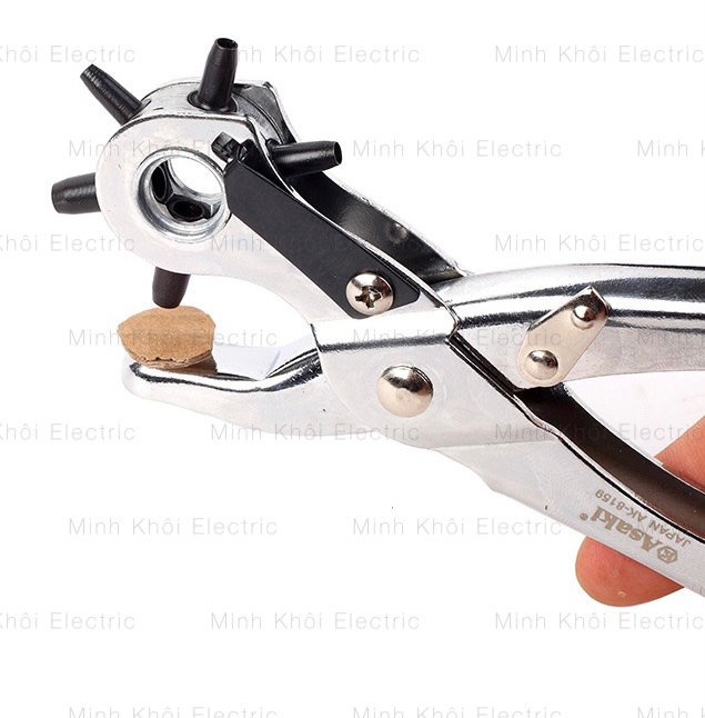 Kìm bấm lỗ đa năng Asaki AK-8158,kềm bấm lỗ, kìm đột lỗ thắt lưng, kìm đục lỗ dây nịt, kìm bấm lỗ tròn,kiềm bấm lỗ dây