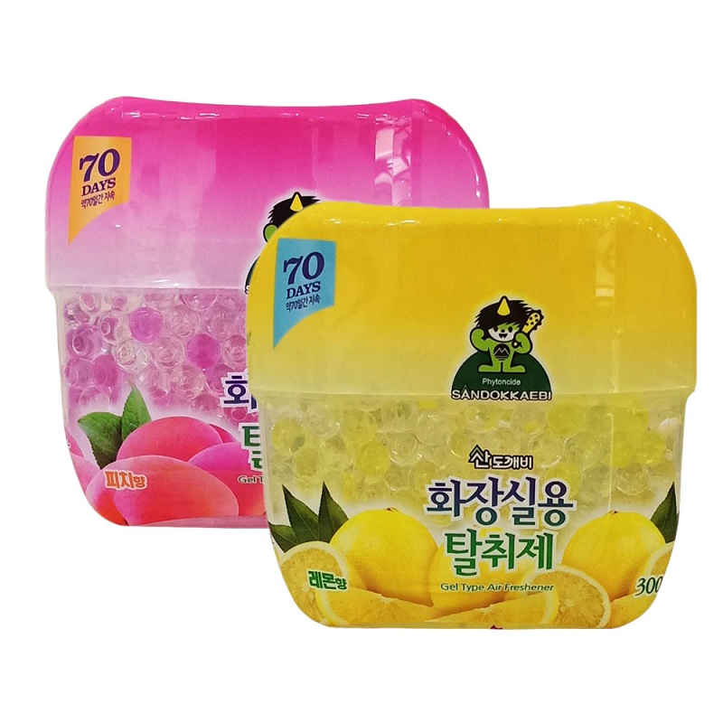 (Siêu KM-Mua 1 tặng 1) Sáp thơm khử mùi Sandokkaebi Korea 300g hương Chanh & Đào