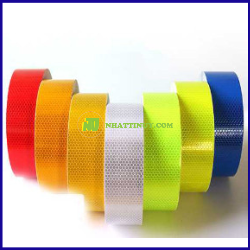 Băng keo phản quang màu xanh neon