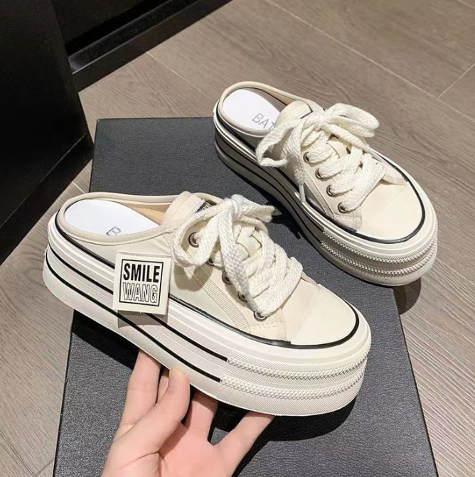 Giầy Sneaker nữ đạp gót  ulzzang  2 mầu B11