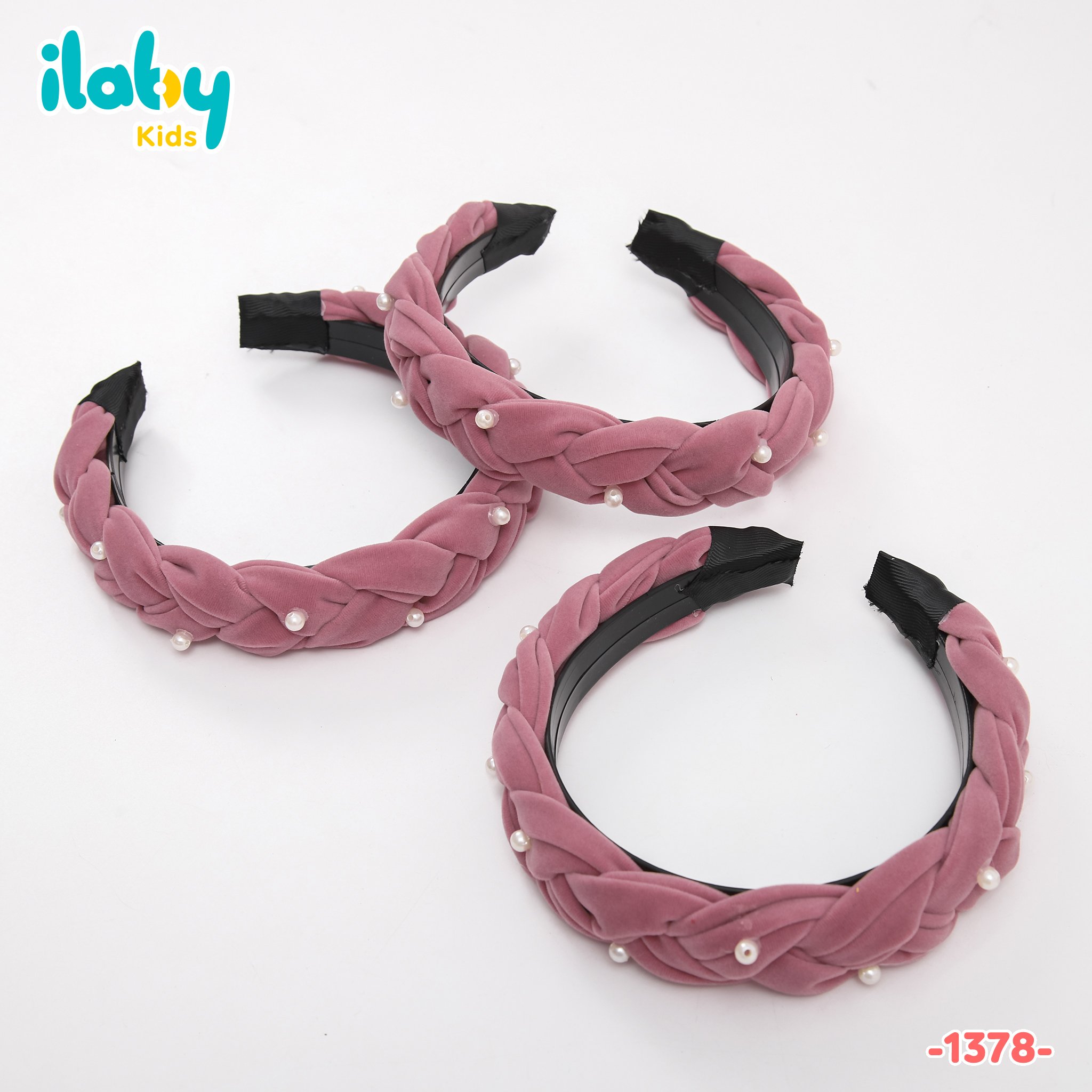 Bờm nhung đính ngọc bé gái ILABY