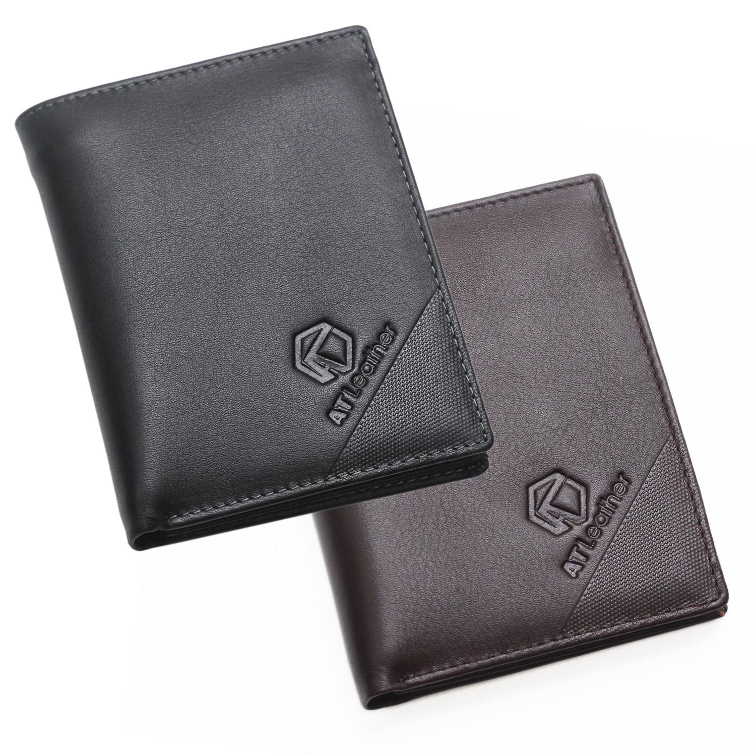 Ví đứng da bò AT Leather - 051