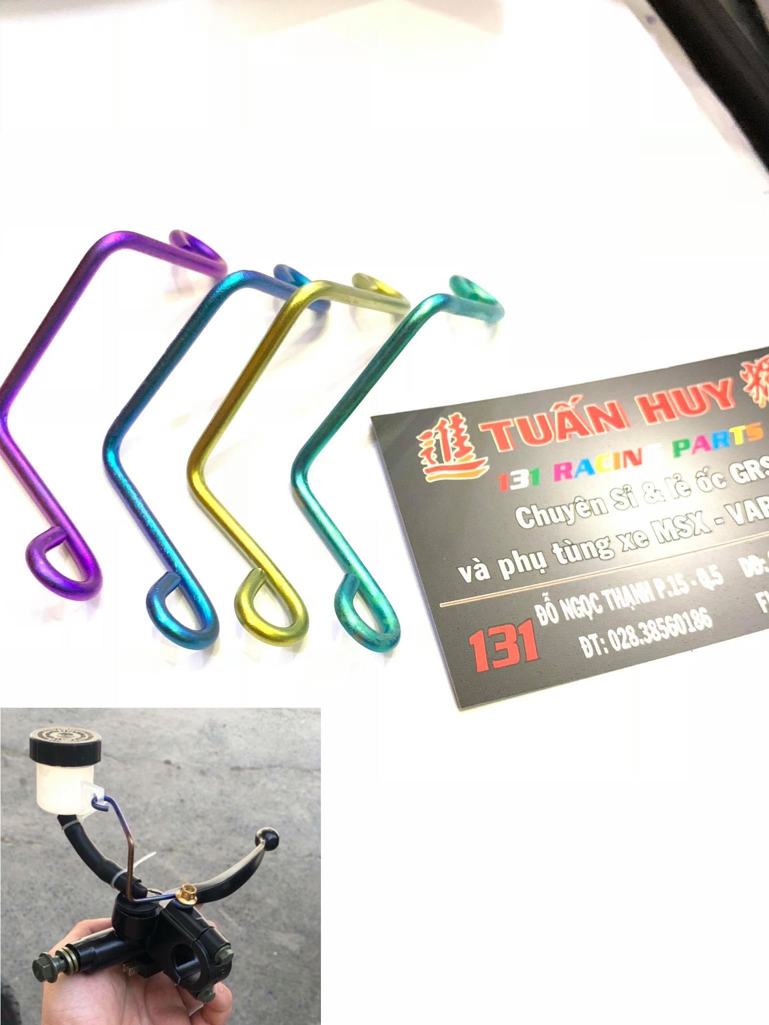 [Bát S Titan ] Kẽm Titan bắt pass bình dầu thắng trước hoặc sau , pát kẹp bình dầu rời sử dụng cùm tay thắng kiểu