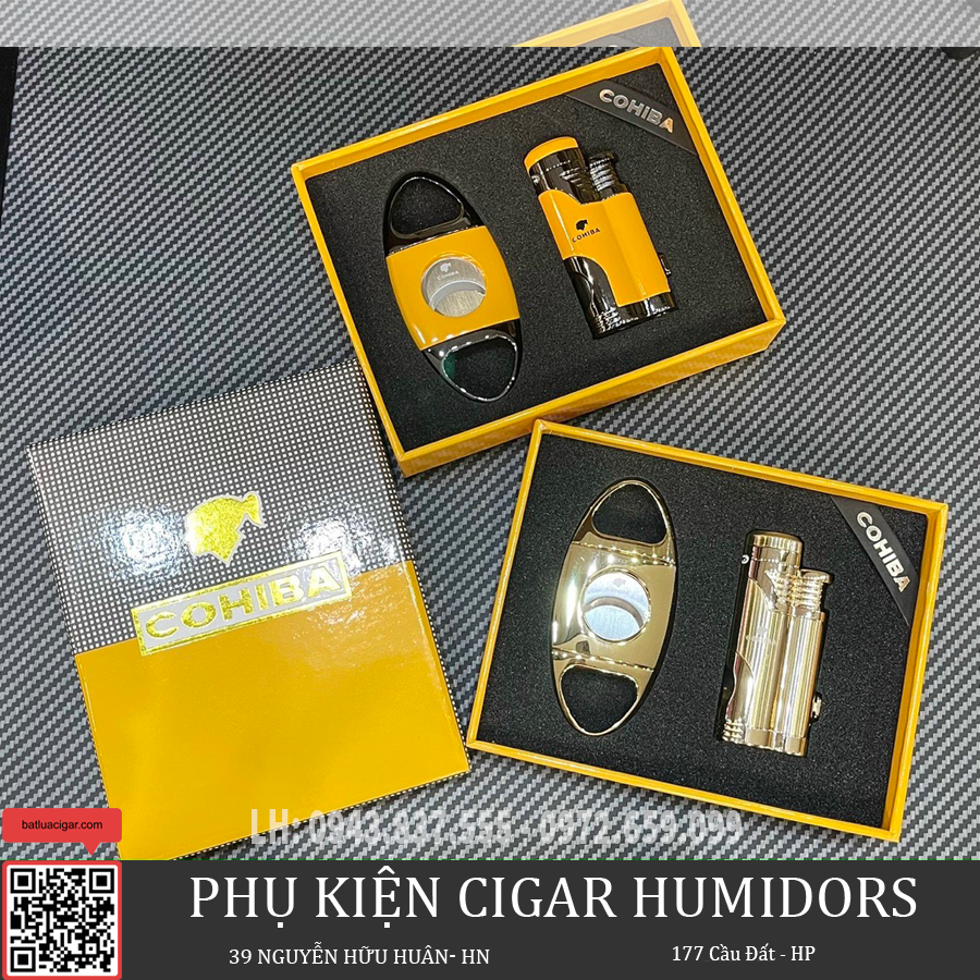 Set phụ kiện cigar 2 món Cohiba T14