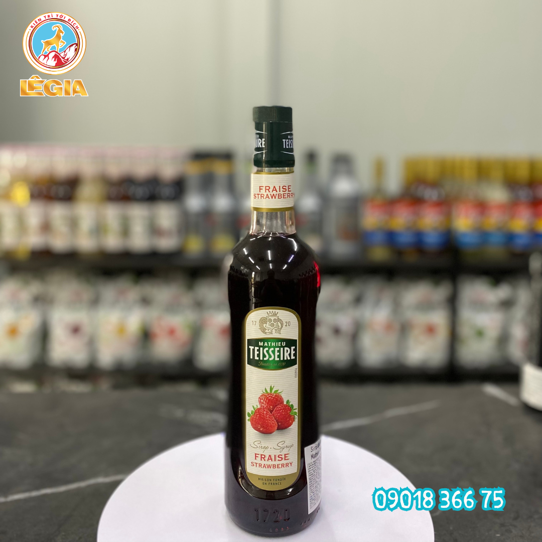 Siro teisseire dâu 700ml - teisseire strawberry syrup