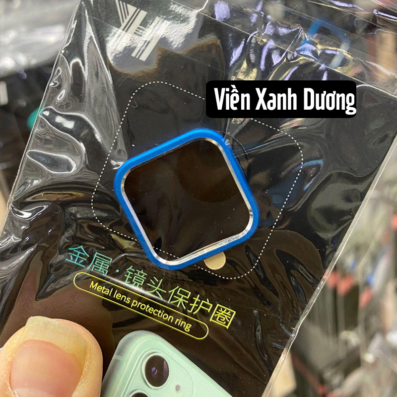 Khung viền Nhôm Camera Xiaomi Redmi Note 9S - Redmi Note 9 Pro