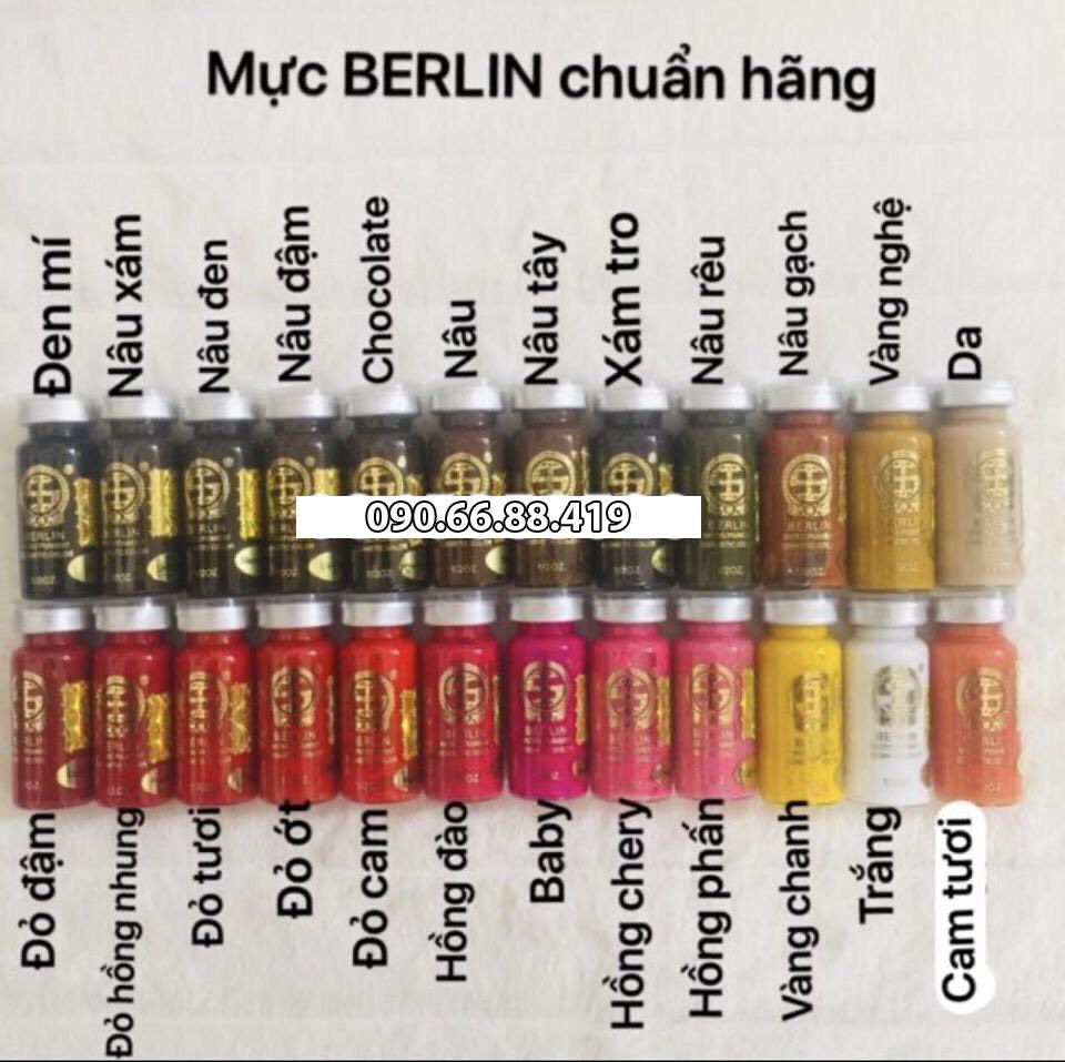 [HCM]Mực phun xăm Berlin của Đức