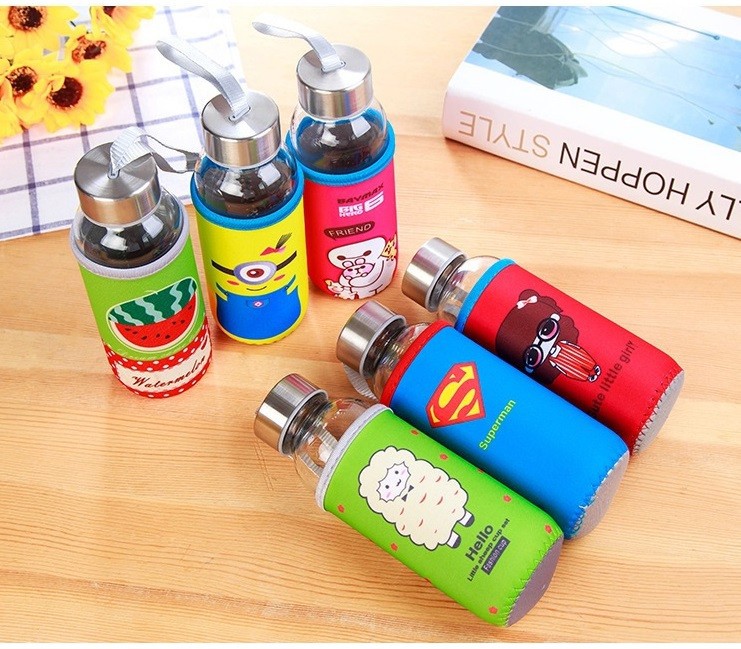 Bình đựng nước hoạt hình 300ml