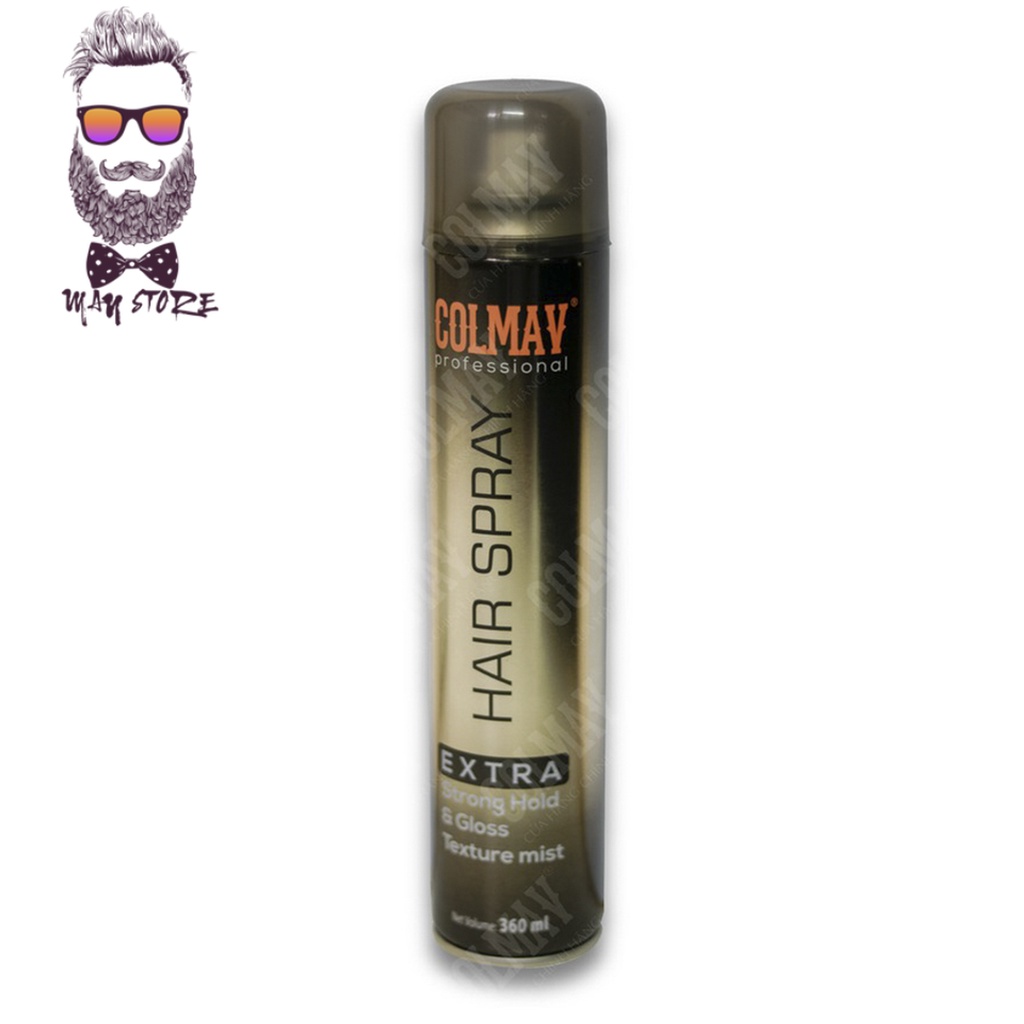 Gôm Xịt Tạo Kiểu Tóc COLMAV - 360ml