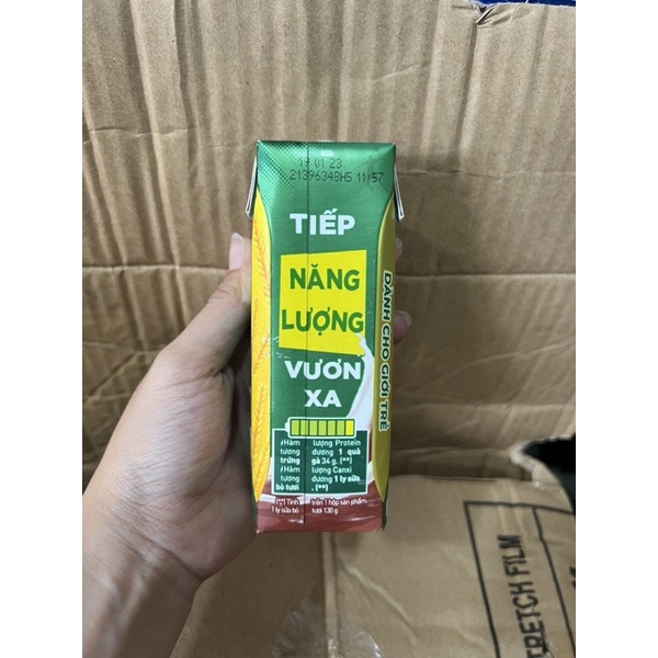 Combo 10 chai sữa Milo lúa mạch có đường 210ml