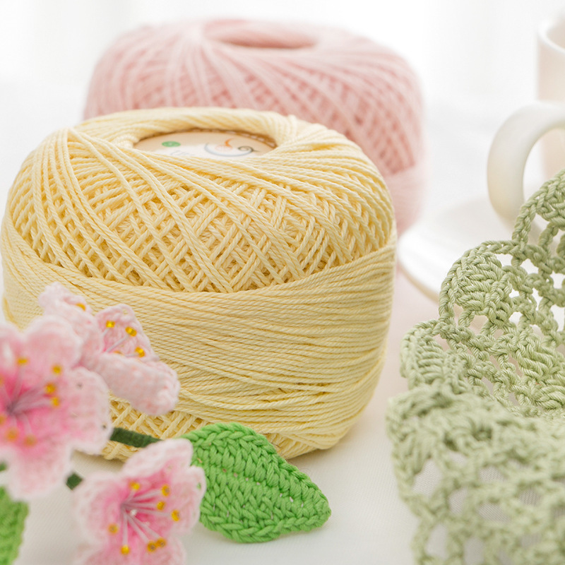 Sợi lace cotton Ruyi  -  Cuộn 50gr