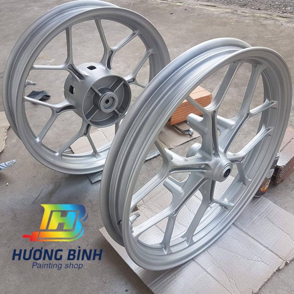 [COMBO] Sơn xịt Samurai màu Bạc Kim Loại - Y3 (combo mâm xe)