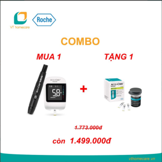 COMBO Máy đo đường huyết Accu-Chek Instant dùng cho cá nhân mg dL + Hộp 25 thumbnail