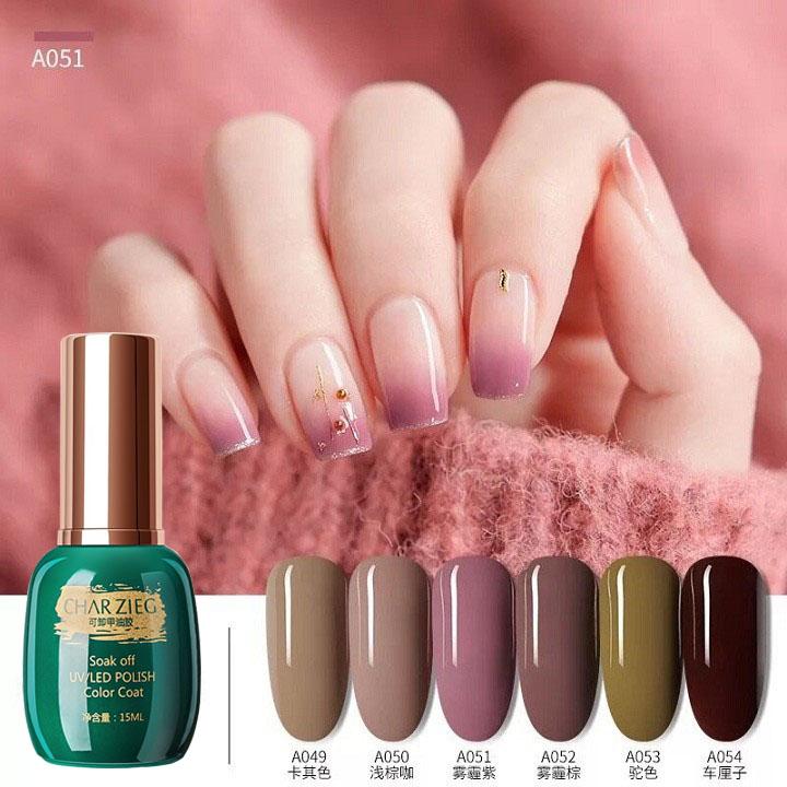 [HCM]Sơn gel Charzieg bảng màu 49-54 15ml