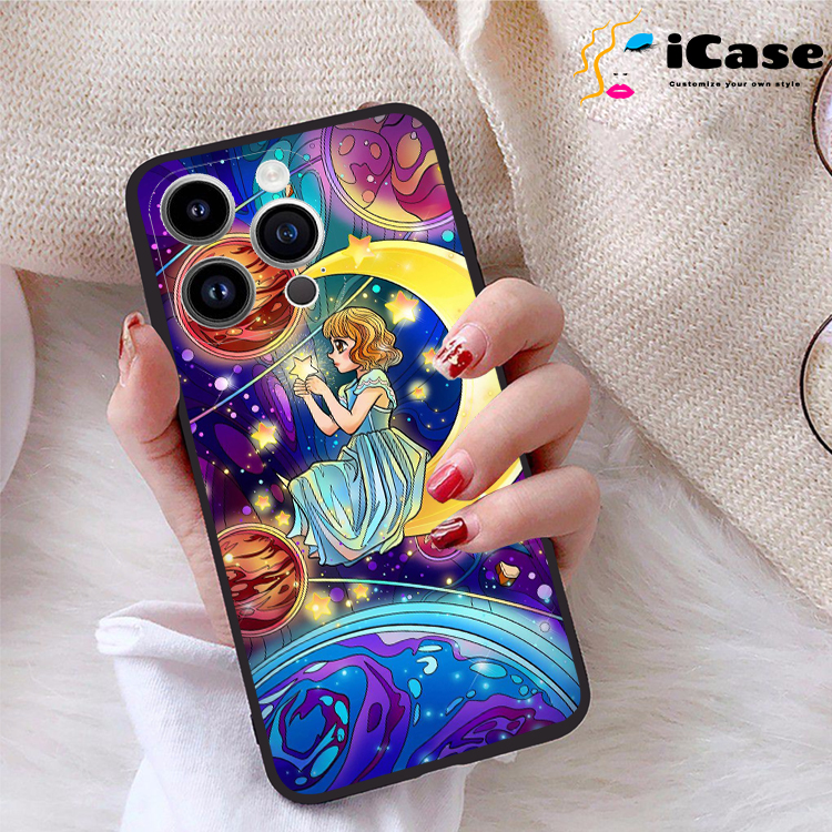 Ốp lưng iPhone 14 Pro viền dẻo TPU BST Purple