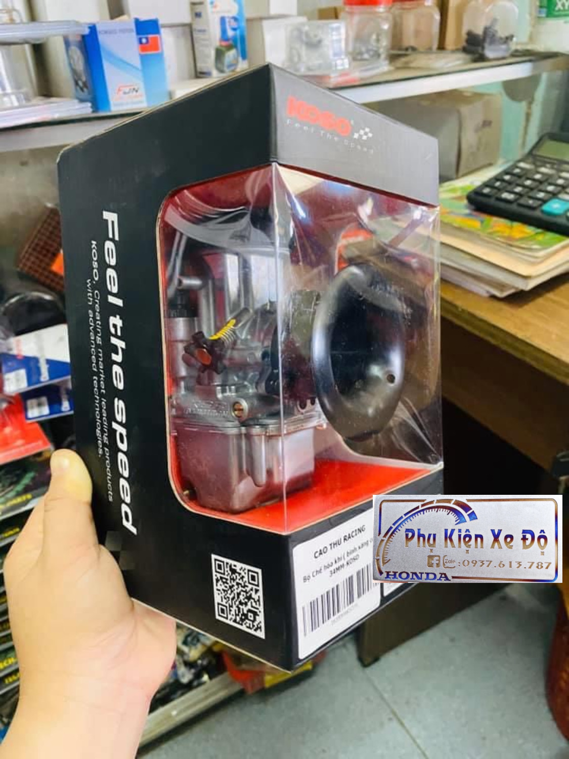 Tên sản phẩm bình xăng koso 34mm