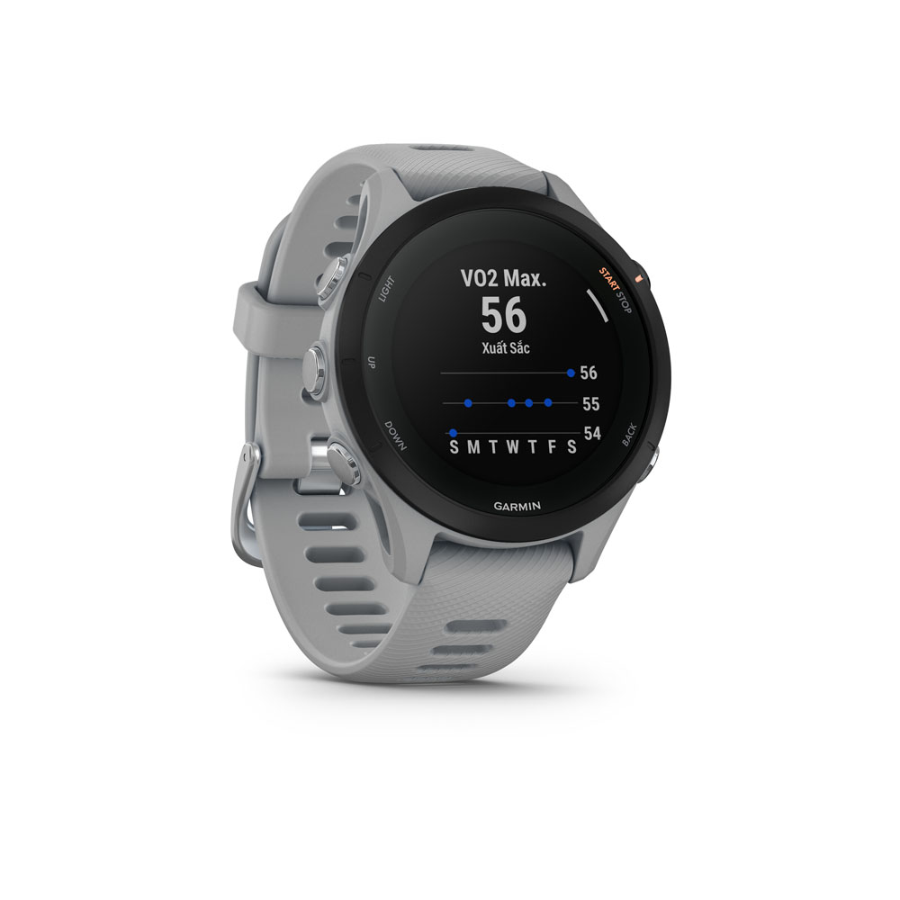 Đồng hồ Thông Minh Garmin Forerunner 255S Basic GPЅ (Light Pink/ Power Grey) - Hàng Chính Hãng