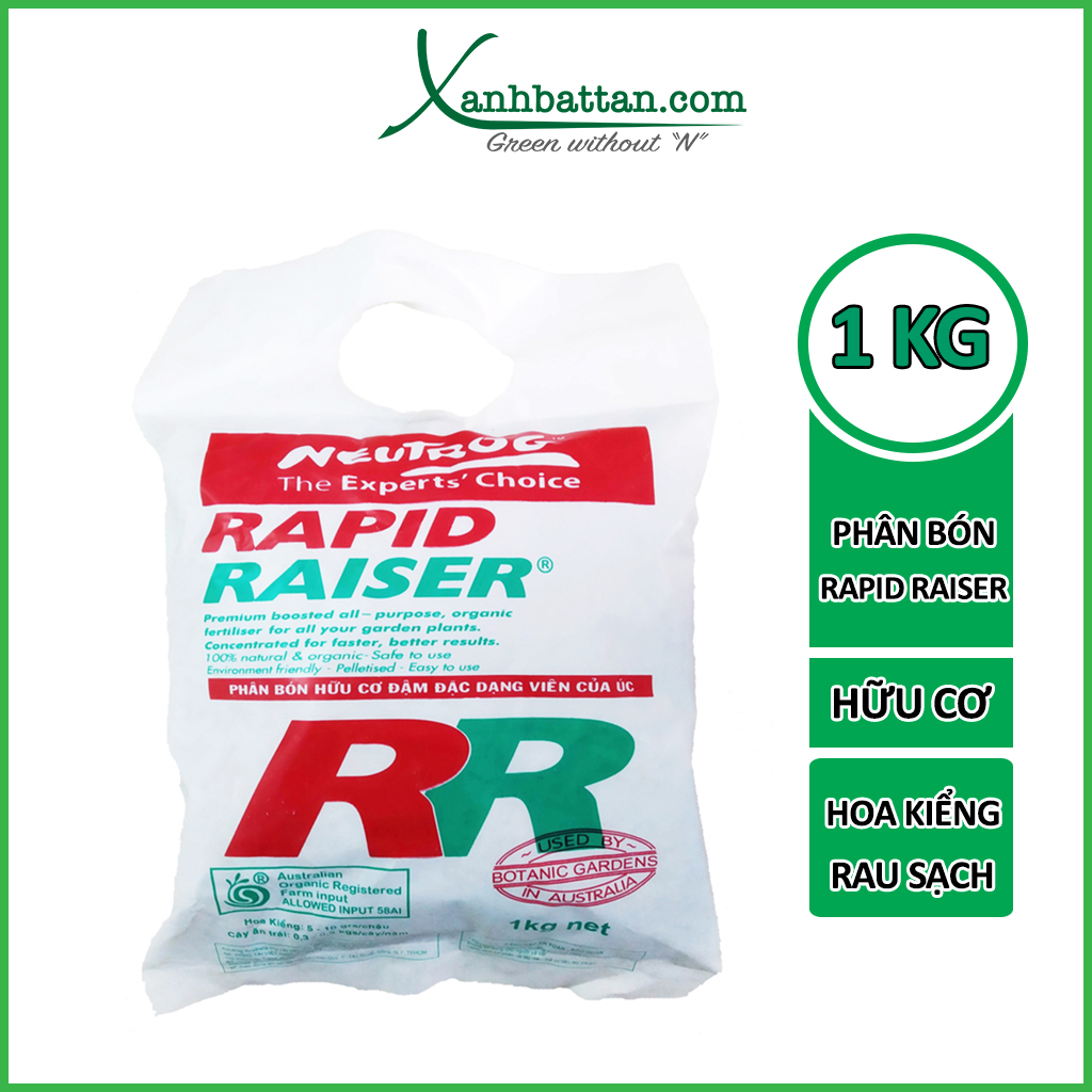 Phân Hữu Cơ Rapid Raiser Nhập Khẩu Từ Úc Túi 1 Kg