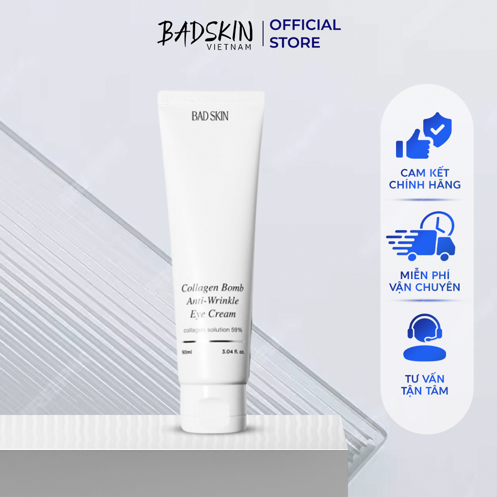 Kem dưỡng chống lão hóa , ngừa nhăn vùng mắt Badskin Collagen Eye cream 90ml