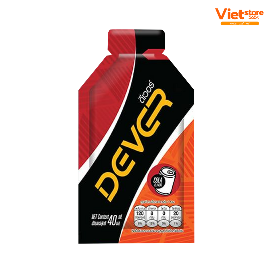 Gel Năng Lượng Dạng Lỏng DEVER 40ML 120Kcal