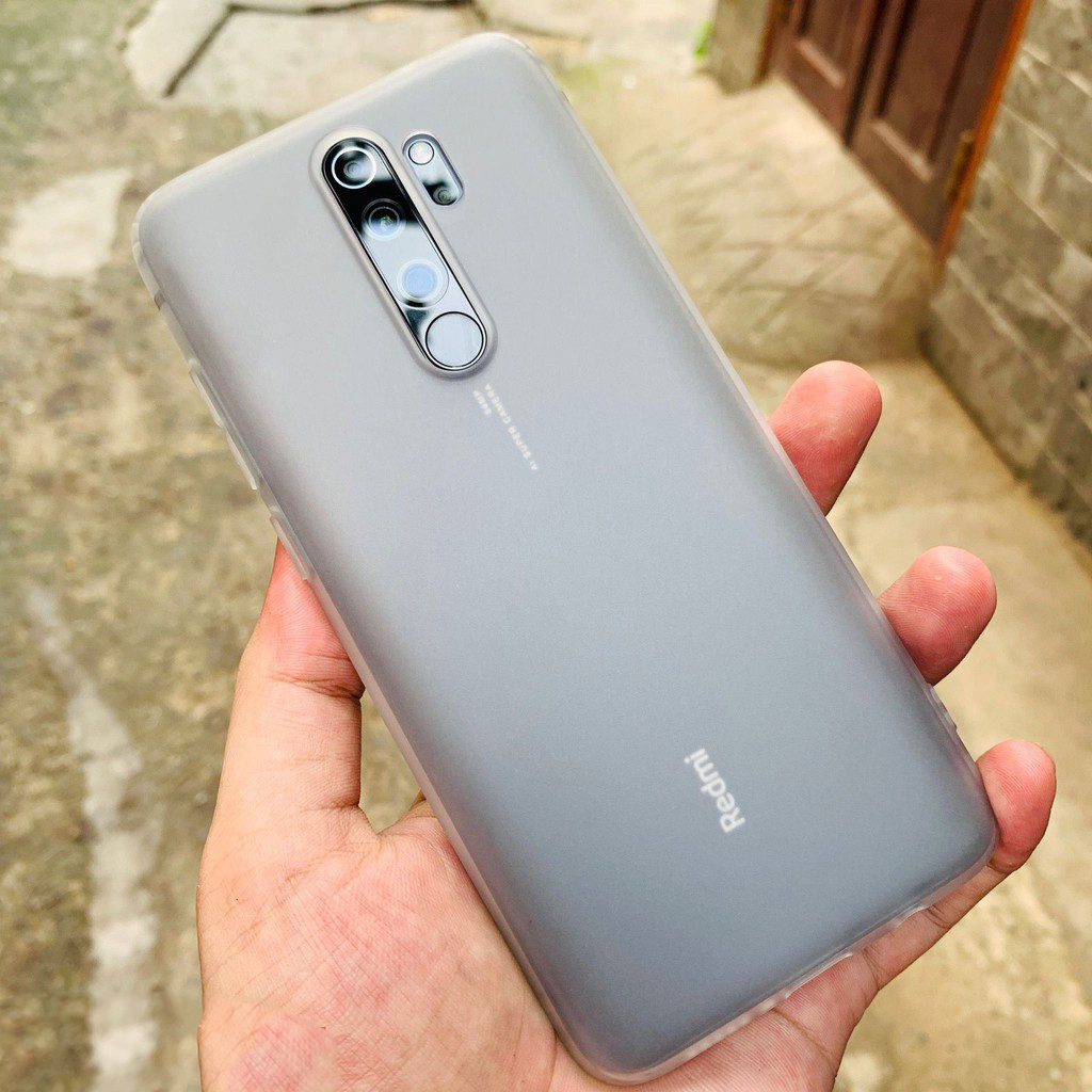 Ốp lưng Redmi Note 8 Pro TPU dẻo siêu mỏng ôm sát máy.