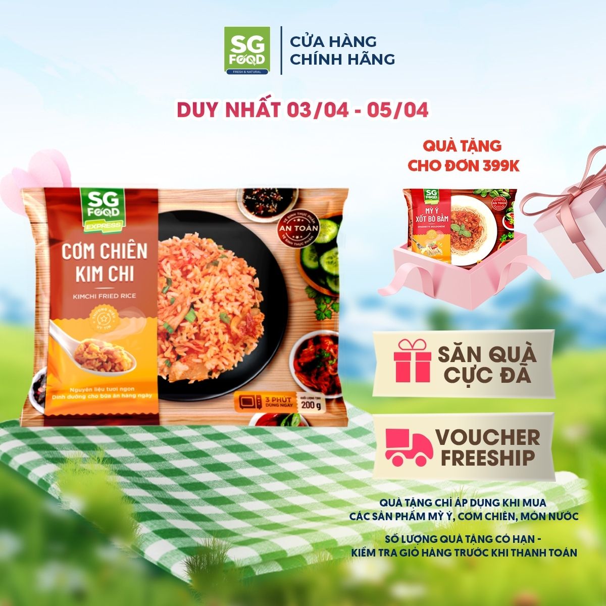 Cơm Chiên Kim Chi SG Food 200G