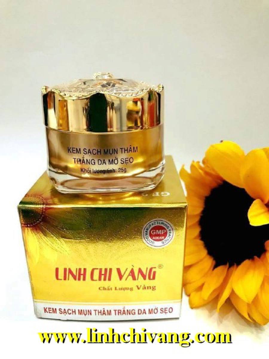 COMBO MỤN THÂM TRẮNG DA LINH CHI VÀNG